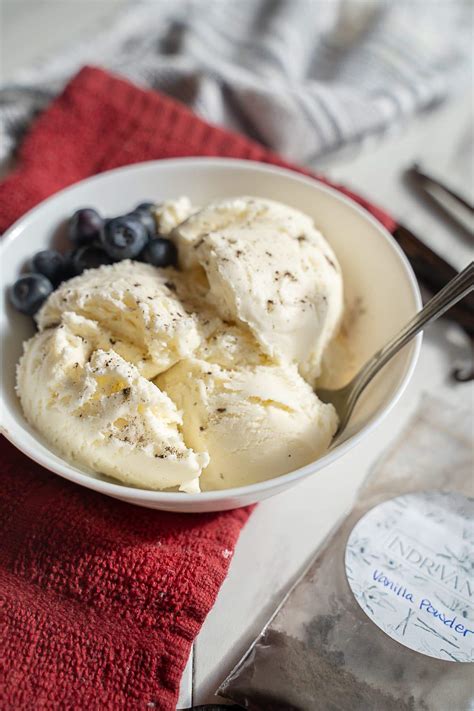 Homemade Vanilla Bean Ice Cream Delight